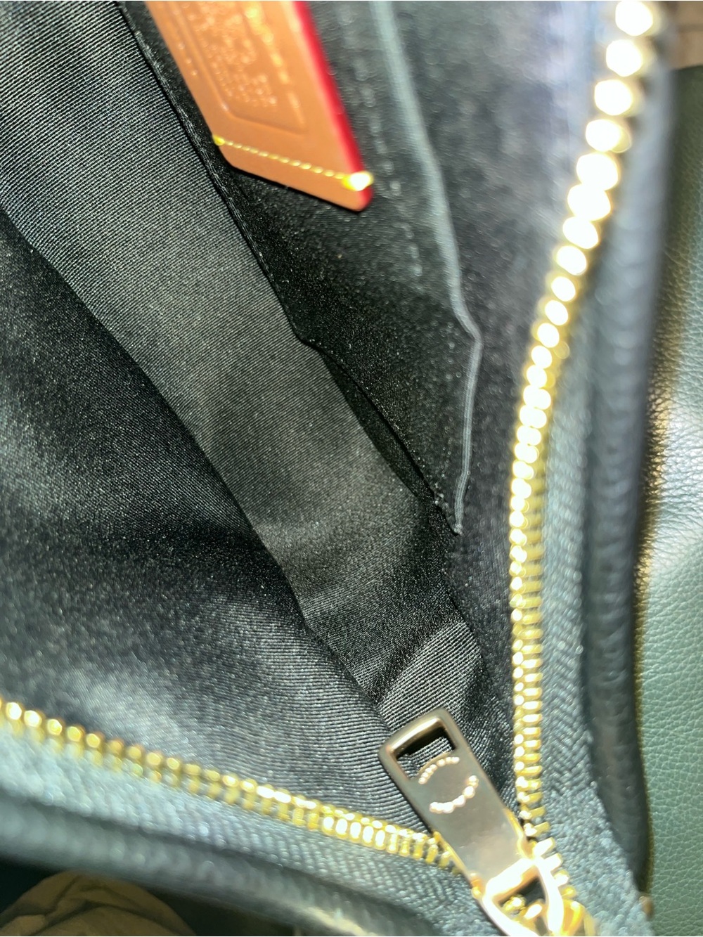 Coach Terri Woven Straw Shoulder Bag with Black Trim - Picture 5 of 7
